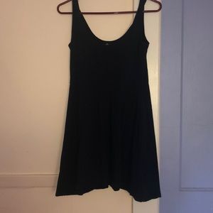 Navy Blue A line Skater Dress